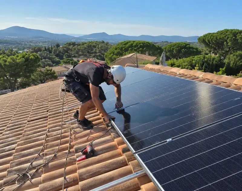 Installateur panneaux solaires La Llagonne — pose photovoltaïque sur toiture