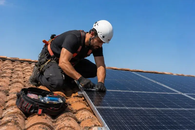 Maintenance et monitoring de panneaux solaires à la Llagonne